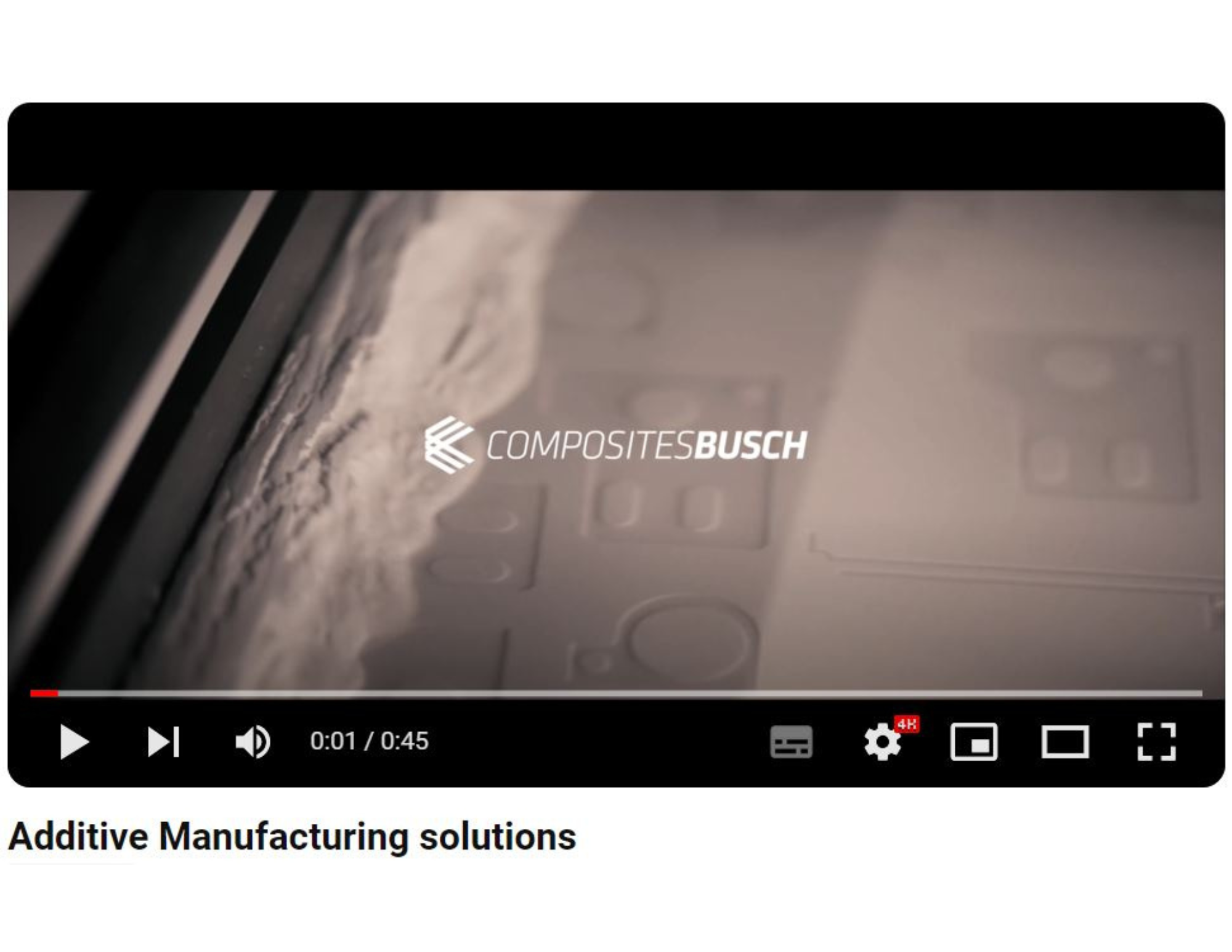 DÉCOUVREZ NOTRE NOUVELLE VIDÉO « ADDITIVE MANUFACTURING SOLUTIONS »